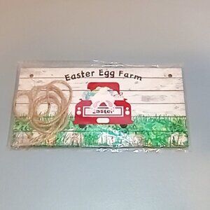 🎯 10 for $12 / Easter Egg Farm Wall Hang Sign